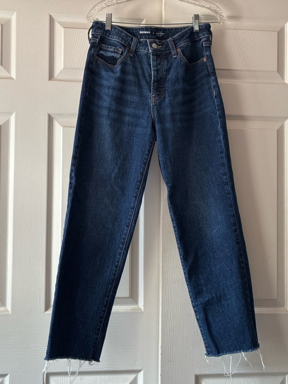 Old Navy Indigo High-Rise Straight Jeans